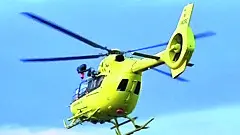 Un elicottero di soccorso in una foto d'archivio