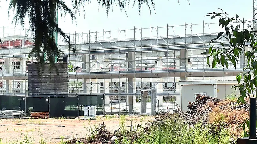 L'edificio in via Europa Unita