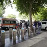 Sul posto l'ambulanza e l'automedica del 118, oltre a varie pattuglie della Polizia di Stato (Foto Lasorte)