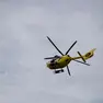 Il giovane è stato soccorso in elicottero (foto d'archivio)