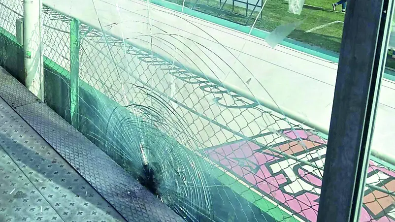 Il petardo era stato lanciato allo stadio Bottecchia lo scorso 11 maggio