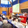 L’assemblea straordinaria al polo universitario udinese di via Tomadini con 235 partecipanti