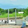Lo stato di avanzamento dei lavori nel cantiere in cui si sta costruendo l’antenna, a Caporiacco, in località Castello foto petrussi