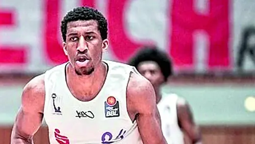 Aubrey Dawkins quando indossava la maglia del Gottinga nel ’20-’21