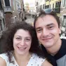 Andrea Zanin con la compagna Elisa Bordin