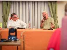 Fulvio Ervas durante la presentazione condotta da Alex Pessotto Daniele Tibaldi