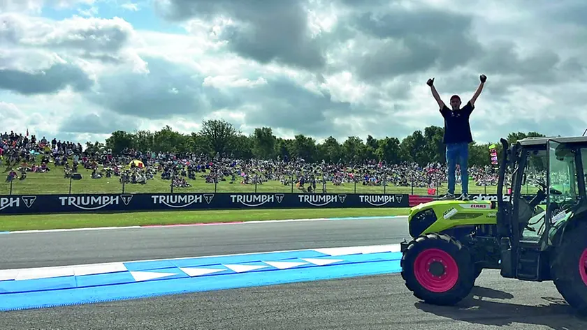 Jonathan De Piero al pensiero che una settimana fa era al Gran Premio d’Olanda