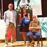 Giobatta Cadelli alla festa per i cento anni della Virtus calcio