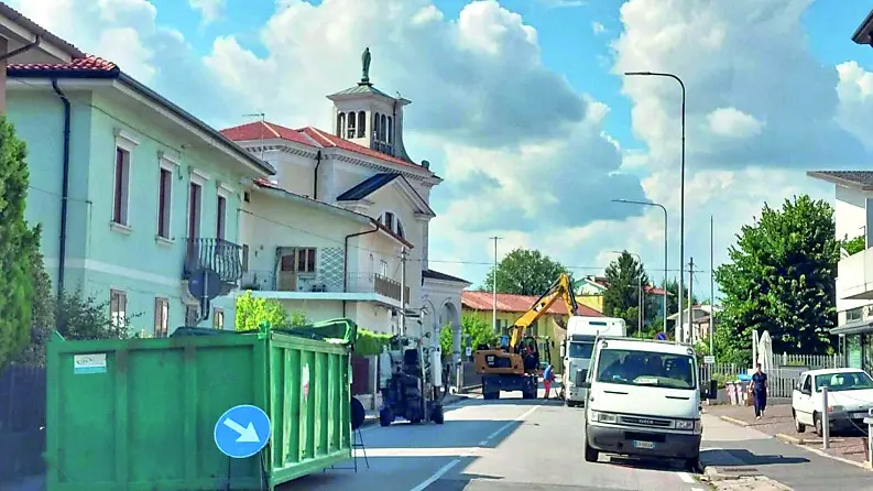 I lavori sono iniziati il 7 luglio e si chiuderanno a settembre