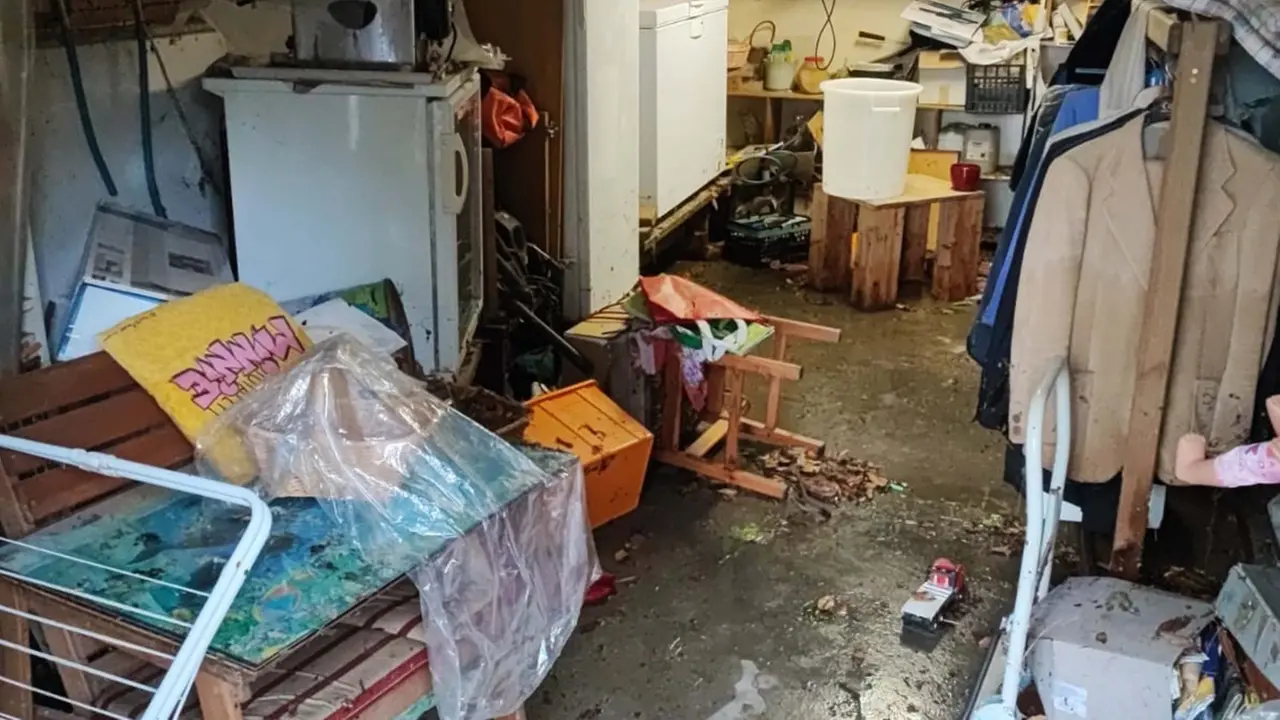 Artegna, allagamenti in via Nazionale