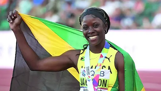 Shericka Jackson è una delle stelle presenti a Lignanofotocolombo/fidal