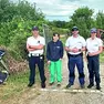 La squadra della polizia locale e la veterinaria intervenuti l'8 luglio