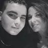 Andrea Falco con la madre Grazia