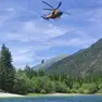 Coinvolti un elicottero e i sommozzatori nell'esercitazione del Sagf sul lago del Predil