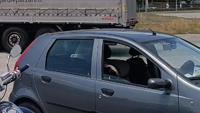 L'auto rubata