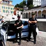 Una pattuglia della vigilanza privata