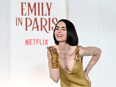 L'attrice Lily Collins