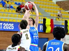 Francesco Ferrari, capitano dell’Under 20, in azione
