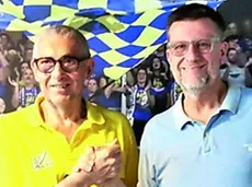 Micalich con coach Pillastrini
