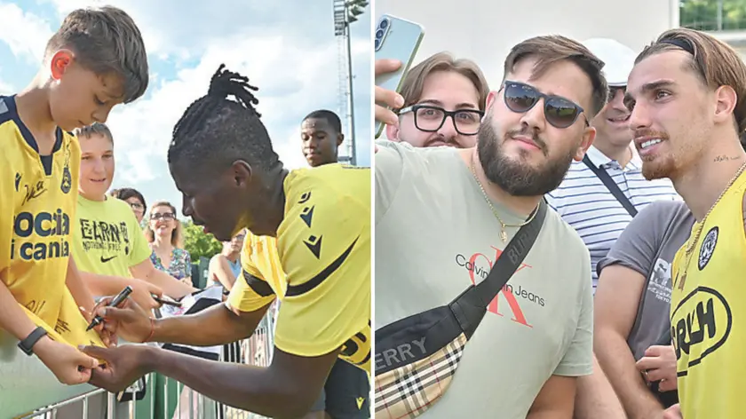 Solet e Bravo tra autografi e selfie (foto Petrussi)