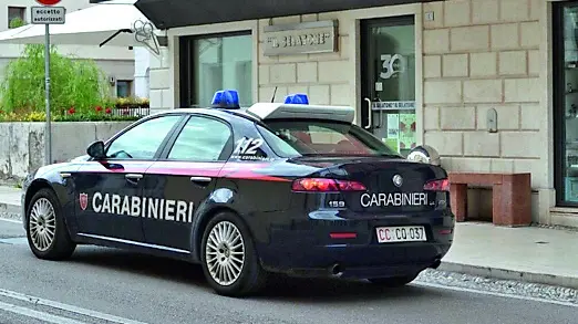 Una pattuglia del radiomobile di Sacile in azione