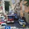 I vigili del fuoco in via Deciani a Udine