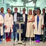 Alla consegna del macchinario alla Clinica di Anestesia e rianimazione ha partecipato l’assessore Riccardi