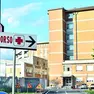 L’ingresso all’area del Pronto soccorso nel complesso ospedaliero di Tolmezzo