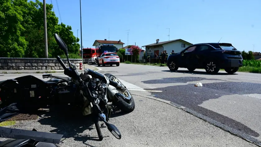 L'incidente a Caneva: coinvolto un motociclista di 27 anni