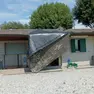 Il tetto della rugby house di San Vito è stato parzialmente scoperchiato a seguito del forte vento.