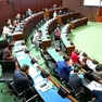 Lavori nell'aula del Consiglio regionale del Fvg