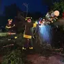 Un intervento dei vigili del fuoco