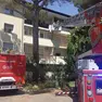 L'intervento dei vigili del fuoco a Udine
