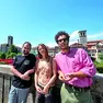 Da sinistra Graziano Graziani, Yeva Sai e Enrico Baraldi (foto D'Agostino)