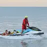 Un recupero con la moto d'acqua