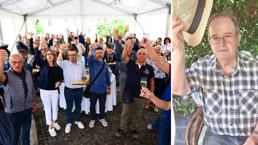 La festa di paese a Vivaro voluta da Rinaldo Cesaratto per il suo funerale