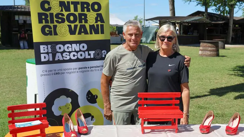 I genitori di Nadia Orlando. Foto Petrussi