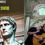 La copertina del libro e, a destra, Edoardo De Angelis con i due attori