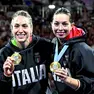 Le siciliane Rossella Fiamingo, Alberta Santuccio e le friulane Giulia Rizzi e Mara Navarria sul podio al Grand Palais di Parigi con l’oro olimpico nella spada: era il 30 luglio 2024