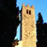 Il campanile della Chiesa di Albana, a Prepotto