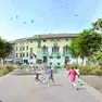 Uno dei rendering presentati per la riqualificazione di piazza Garibaldi