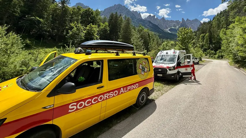 Sul posto sono intervenuti i tecnici del soccorso alpino