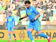 Il georgiano Saba Goglichidze, 21 anni, in azione lo scorso 16 febbraio al Friuli dove con l’Empoli fu sconfitto 3-0 dall’Udinese