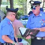 Carabinieri al lavoro a Lignano Sabbiadoro nell’ambito dell’ordinanza sulla zona rossa