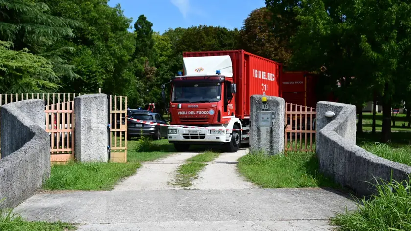 Il luogo dell'incidente (foto di Lorenzo Pòrcile)