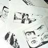 Alcune tavole realizzate dal disegnatore pordenonese Emanuele Barison, che ha lavorato a un film noir