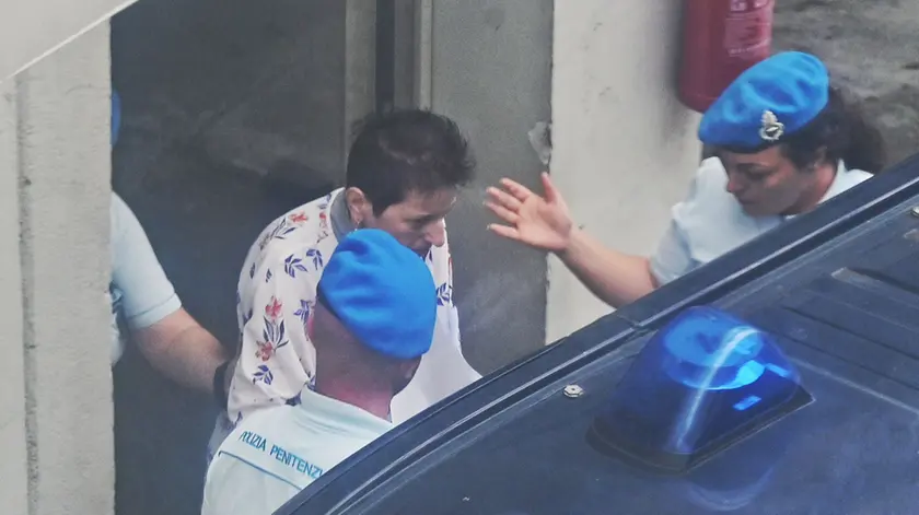 Lorena Venier al termine dell'interrogatorio di garanzia