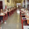 Una classe dello Zanon di Udine affronta la prima prova. Foto Petrussi