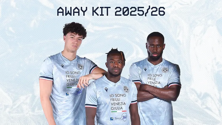 Ecco il Kit Away dell'Udinese