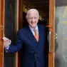 Arrigo Cipriani sulla porta dell'Harry's Bar